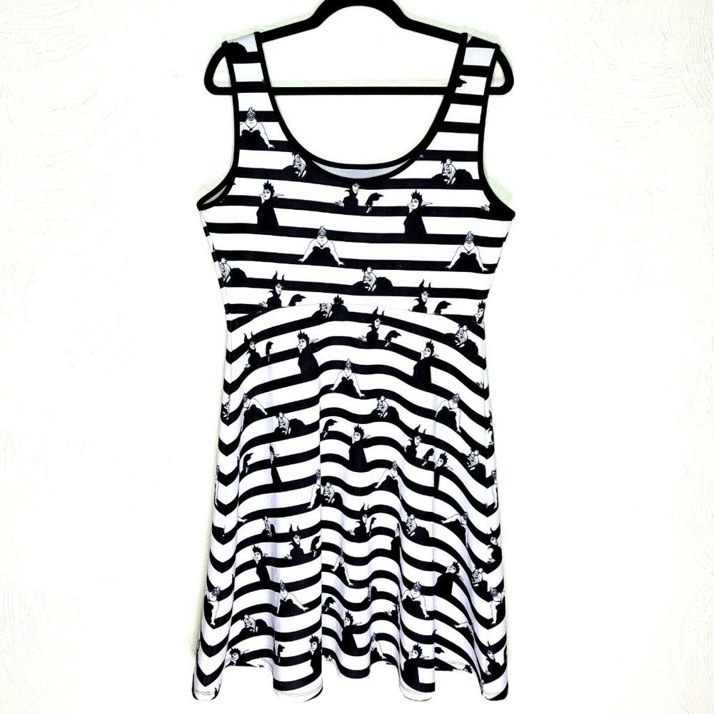 Disney Magnificent Swing Dress Sleeveless Striped
